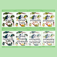 Small Conure Stickersheet
