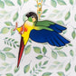 Conure Acrylic Keychain