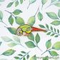Foot Check! Green Cheek Conure Pin