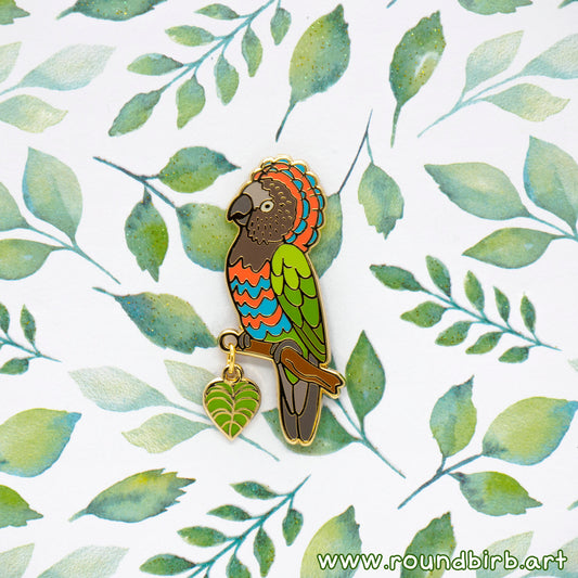 Hawk Headed Parrot Pin