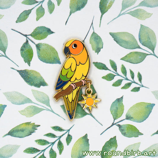 Sun Conure Pin