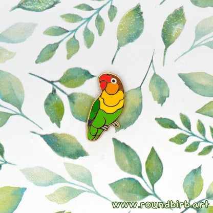 Fischer's Lovebird Mini Pin