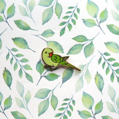 Ringneck Parrot Pin