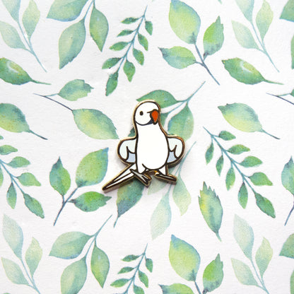 Ringneck Parrot Pin
