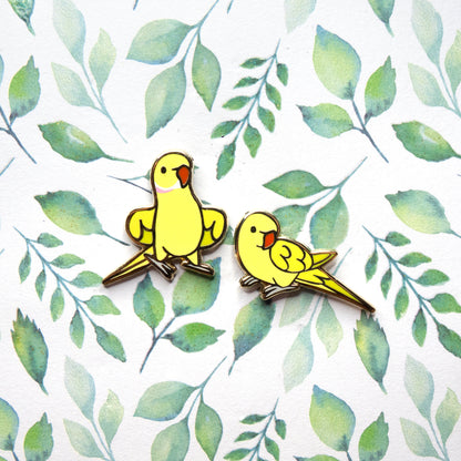 Ringneck Couple Duo Pins