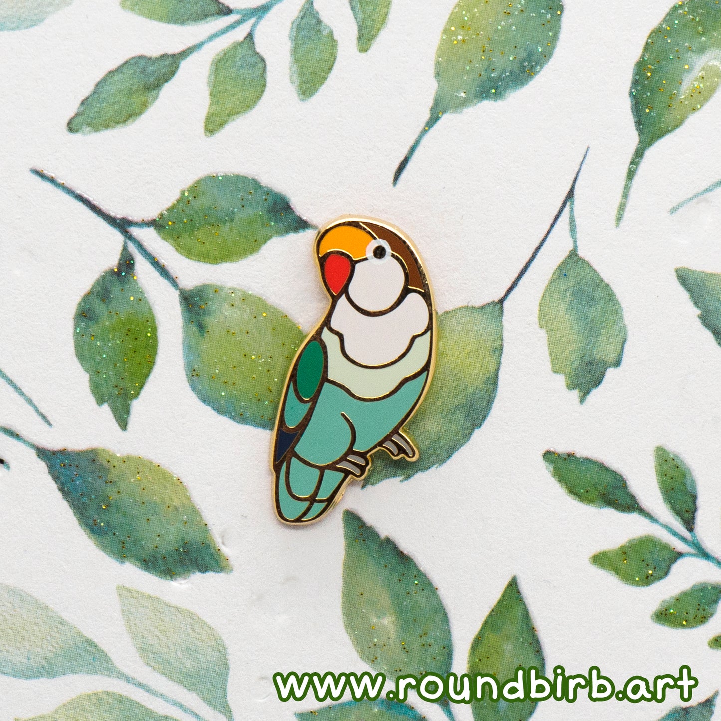 Fischer's Lovebird Mini Pin