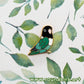 Masked Lovebird Mini Pin
