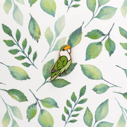 Peach-Faced Lovebird Mini Pin
