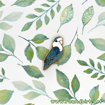 Peach-Faced Lovebird Mini Pin