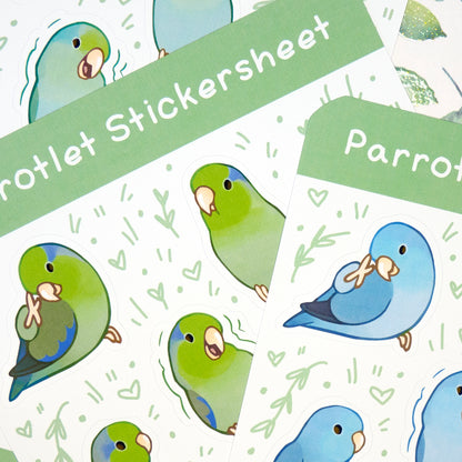 Parrotlet Stickersheet