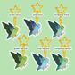 Parrotlet Acrylic Keychain