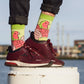 Lovebirds & Carnations Cotton Socks